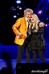 Rod Stewart and Stevie Nicks