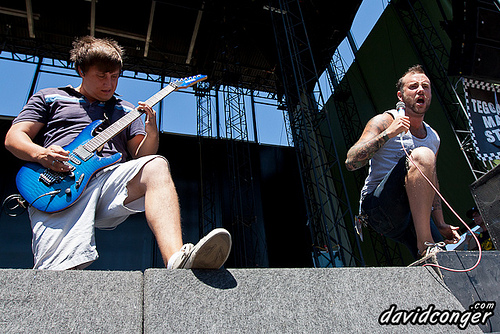August Burns Red at Warped Tour 2011