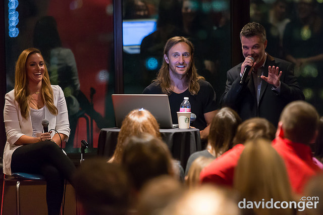 David Guetta at the Space Needle