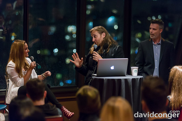 David Guetta at the Space Needle