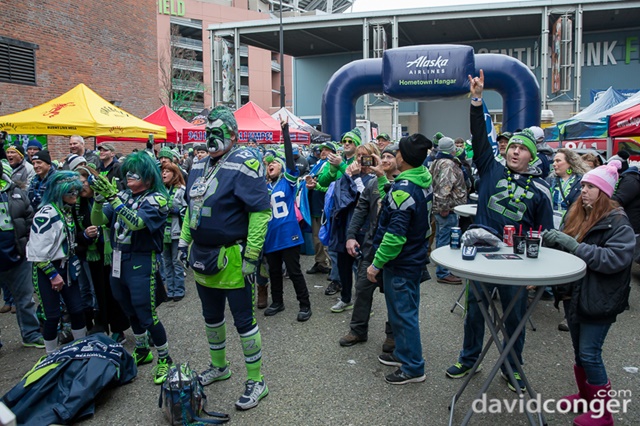 Alaska Hometown Hangar for Lions vs Seahawks
